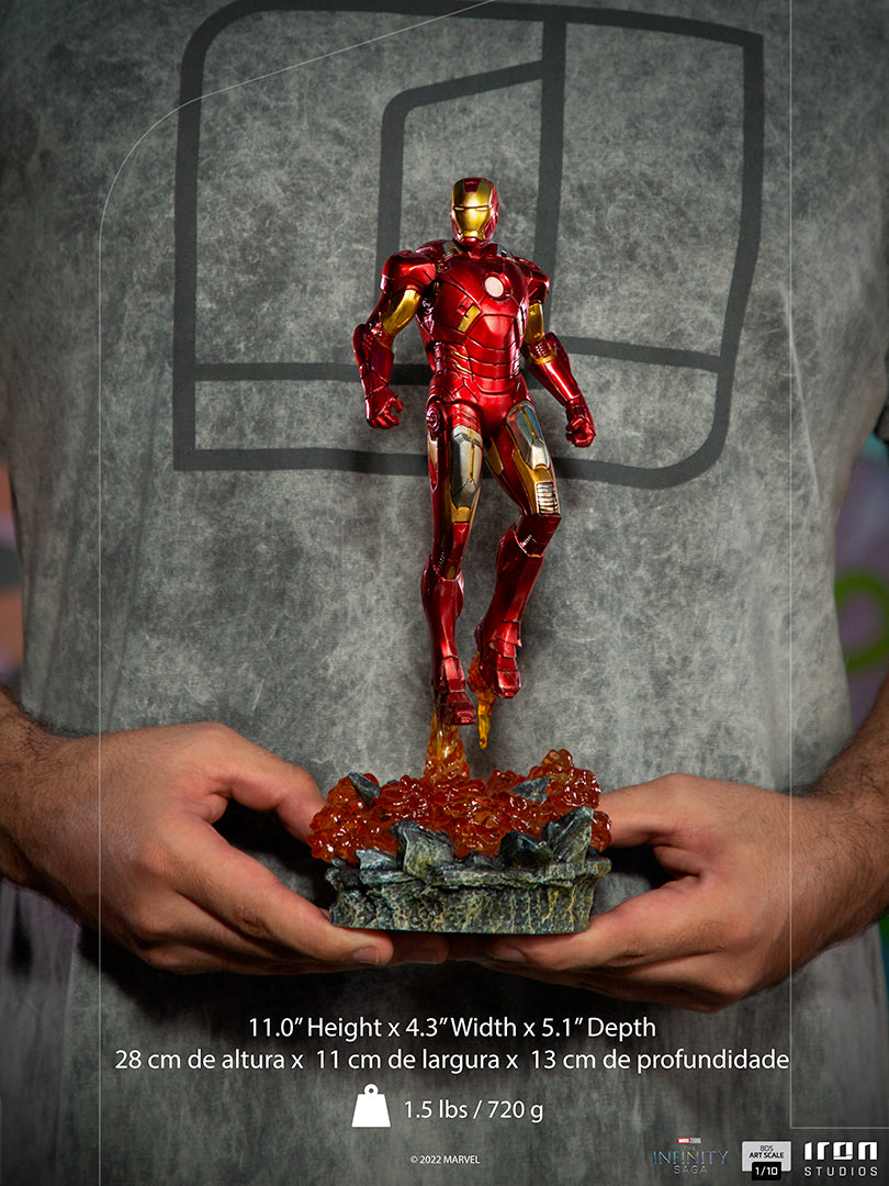 IRON Studios: Marvel The Infinity Saga - Iron Man Batalla de Nueva York BDS Escala de Arte 1/10