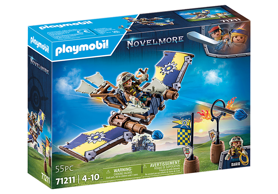 Playmobil Novelmore: Planeador de Dario 71211