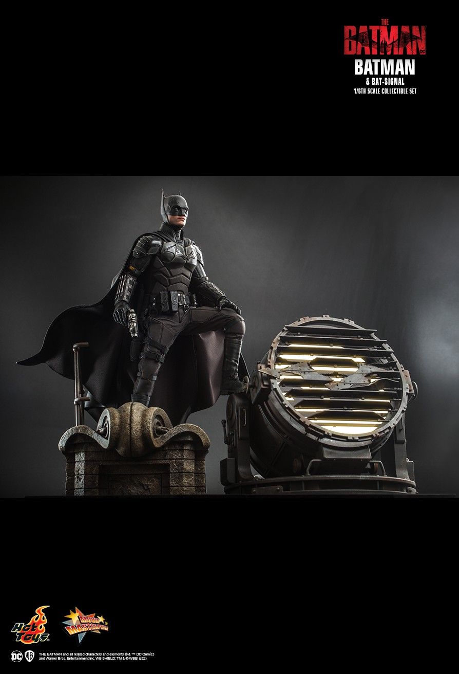 Hot Toys Movie Masterpiece Series: The Batman - Batman y Batiseñal Escala 1/6