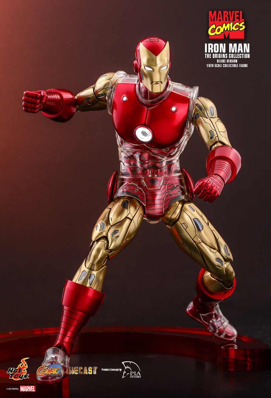 Hot Toys Marvel: Marvel Origins Collection - Iron Man 1960 Deluxe Esca —  Distrito Max