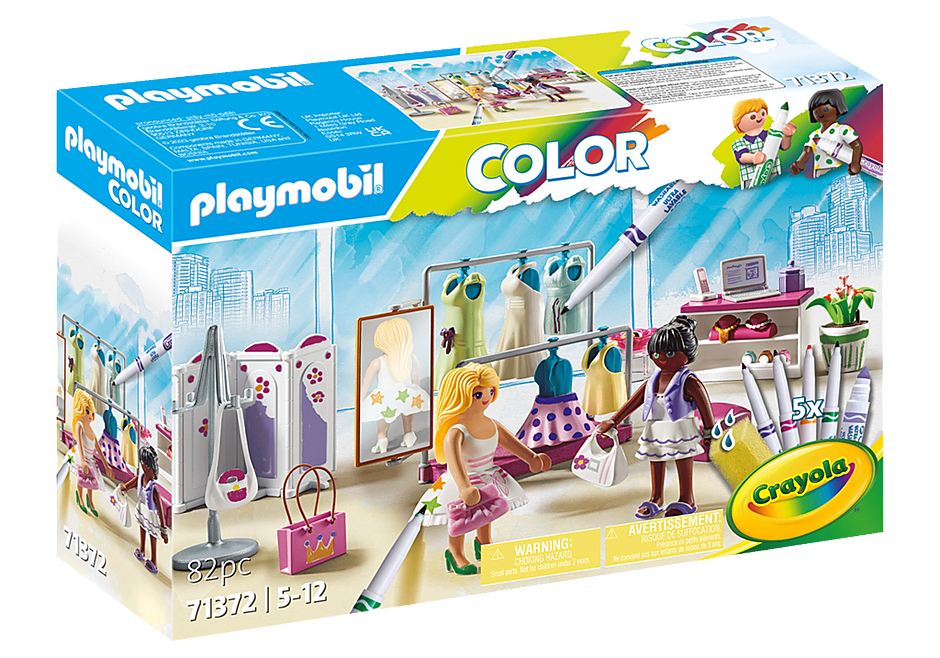 Playmobil Color: Tienda Diseñadora De Moda 71372