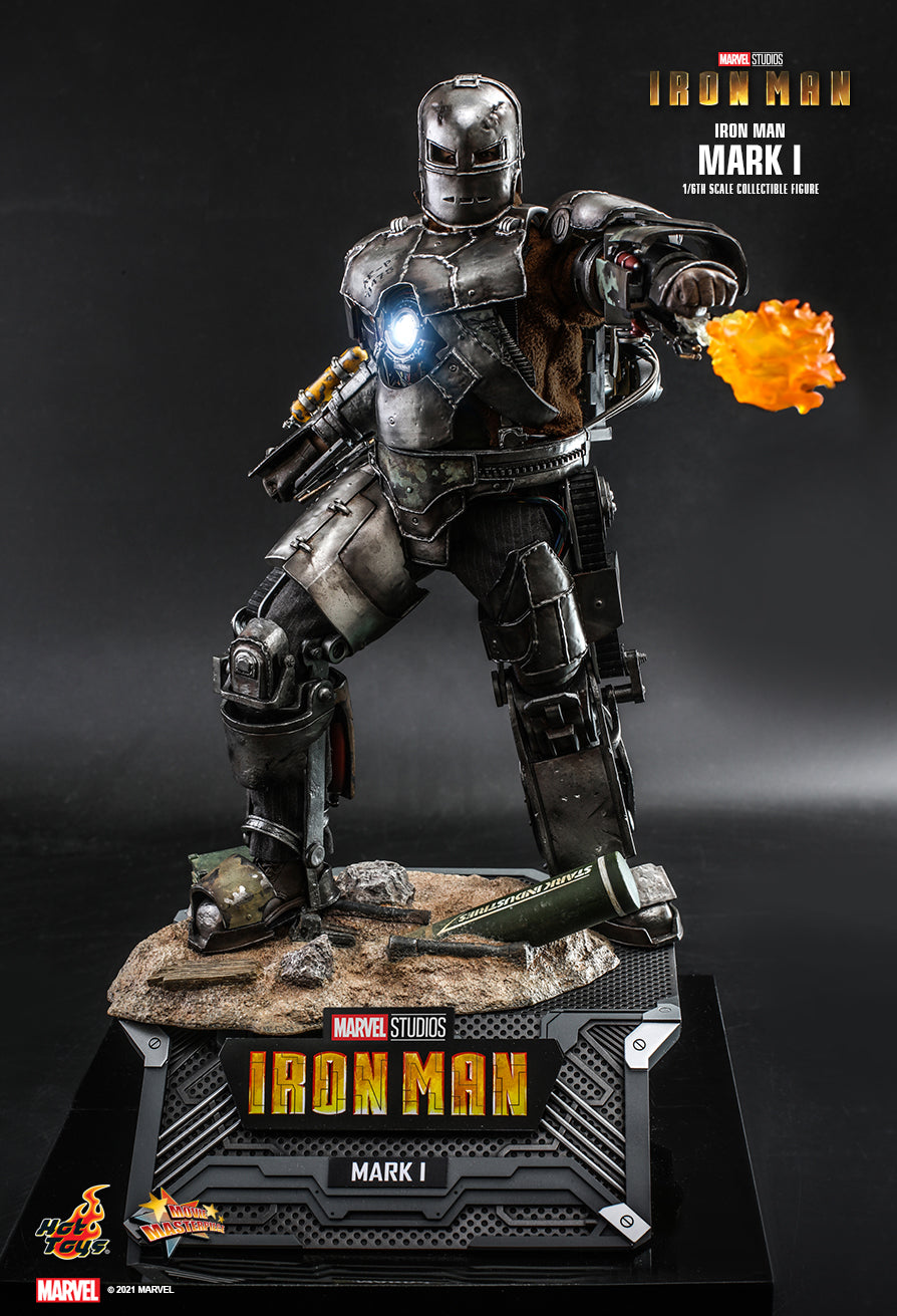 Hot Toys Movie Masterpiece Diecast: Marvel Iron Man - Iron Man Mark I Escala 1/6