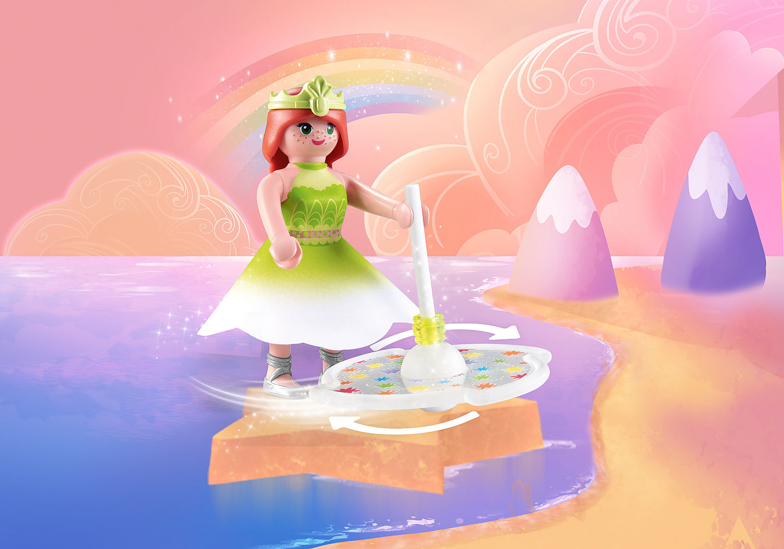 Playmobil Princess Magic: Peonza Arcoiris con Princesa 71364