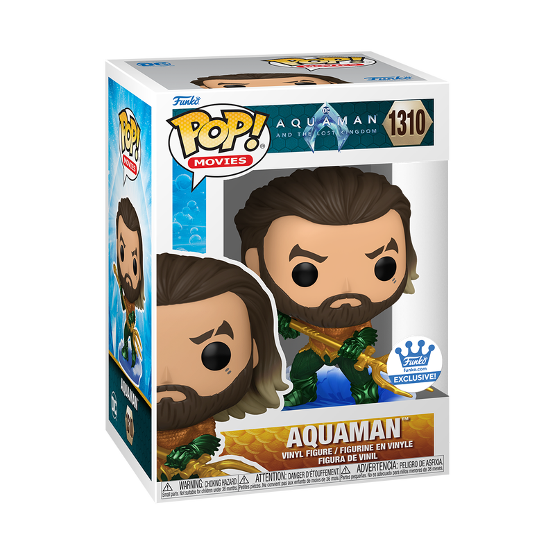 Funko Pop Movies: DC Aquaman y El Reino Perdido - Aquaman Exclusivo Funko Shop
