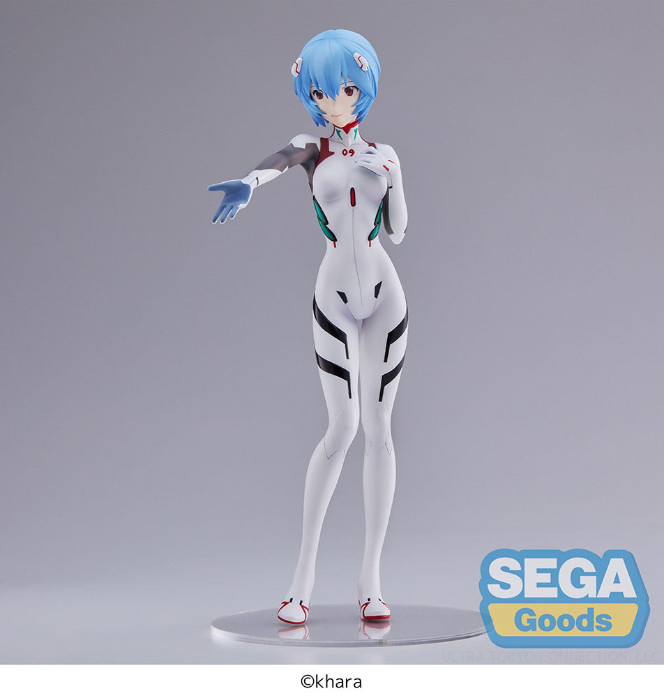 Sega Figures Super Premium: Evangelion 3.0+1.0 Thrice Upon A Time - Rei Ayanami Hand Over Momentary White