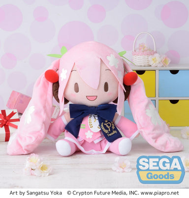 Sega Plushies: Preciality Super Premium Hatsune Miku - Sakura Miku Peluche