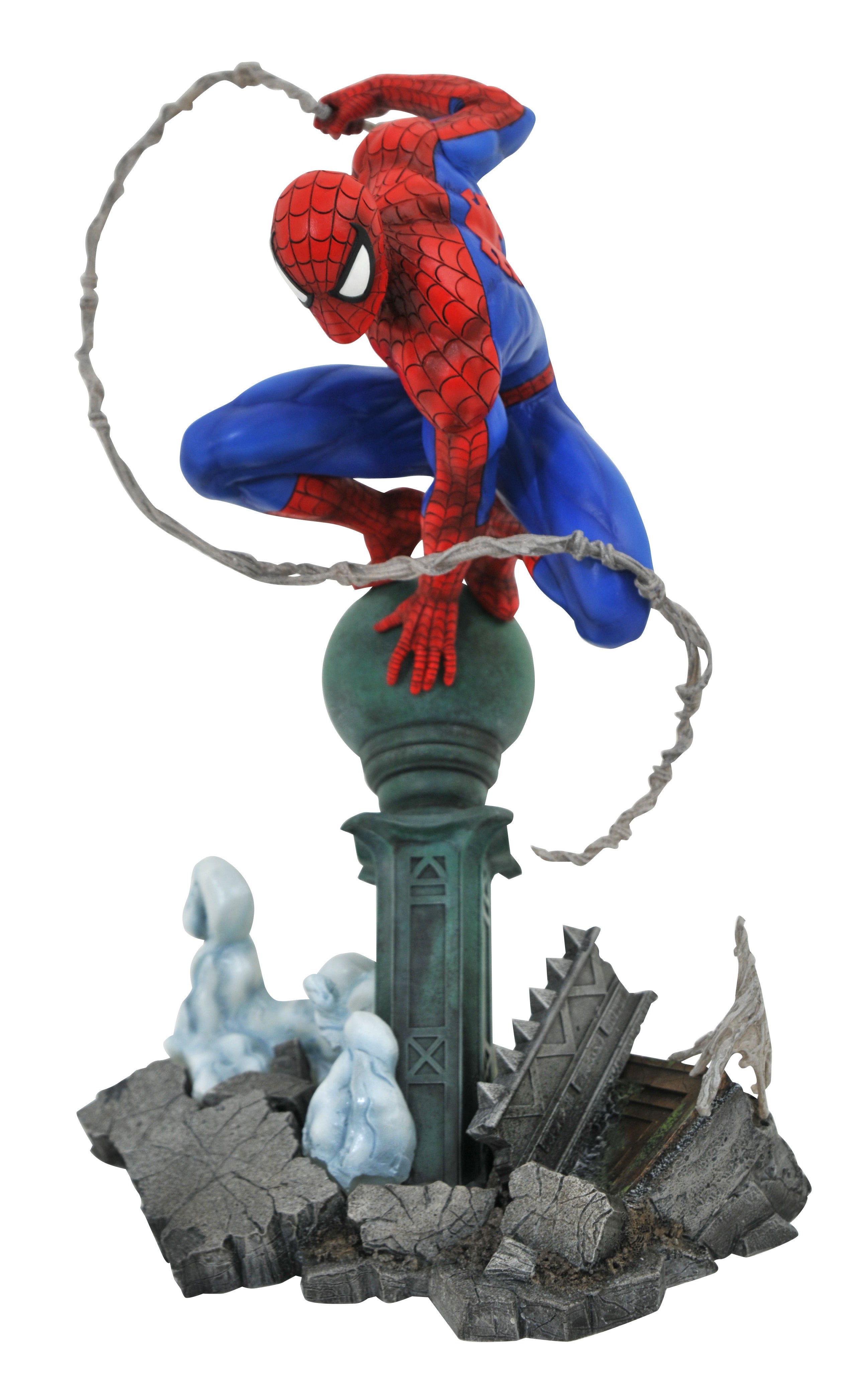 Diamond Select Toys Statue Gallery: Marvel Comics - Spiderman 10 Pulgadas