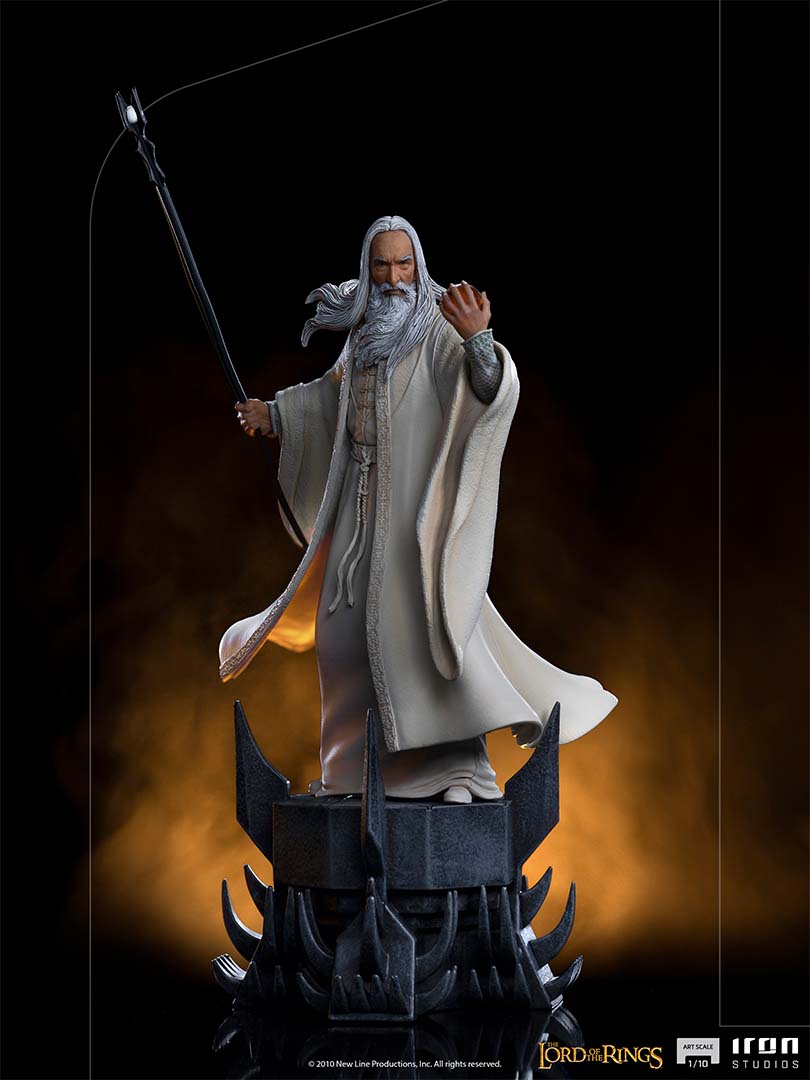 IRON Studios: Señor de los Anillos - Saruman BDS Escala de Arte 1/10