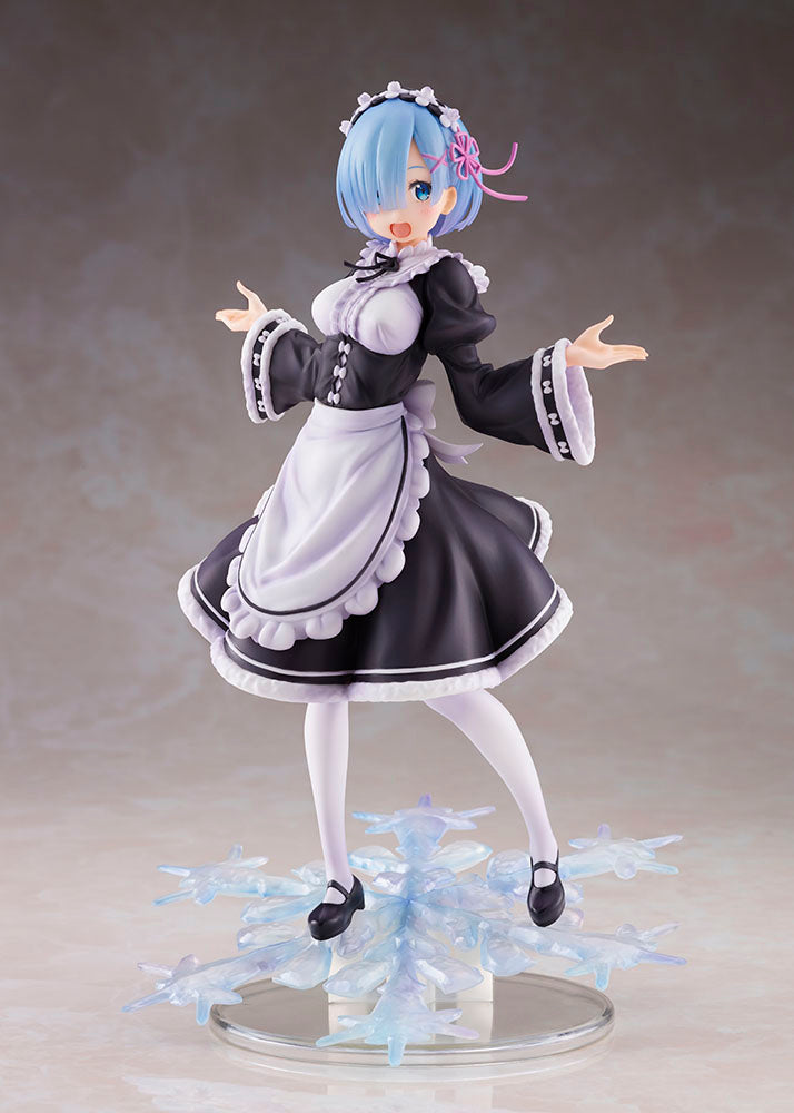 Taito Prize Figure: Re Zero Starting Life In Another World - Rem Winter Maid