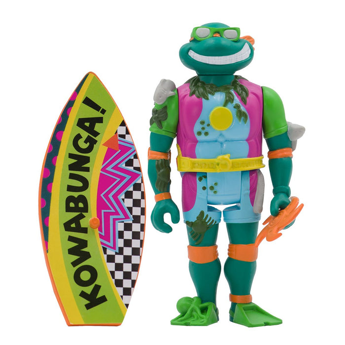 Super7 Reaction: TMNT Tortugas Ninja - Surfista de Alcantarilla Mike