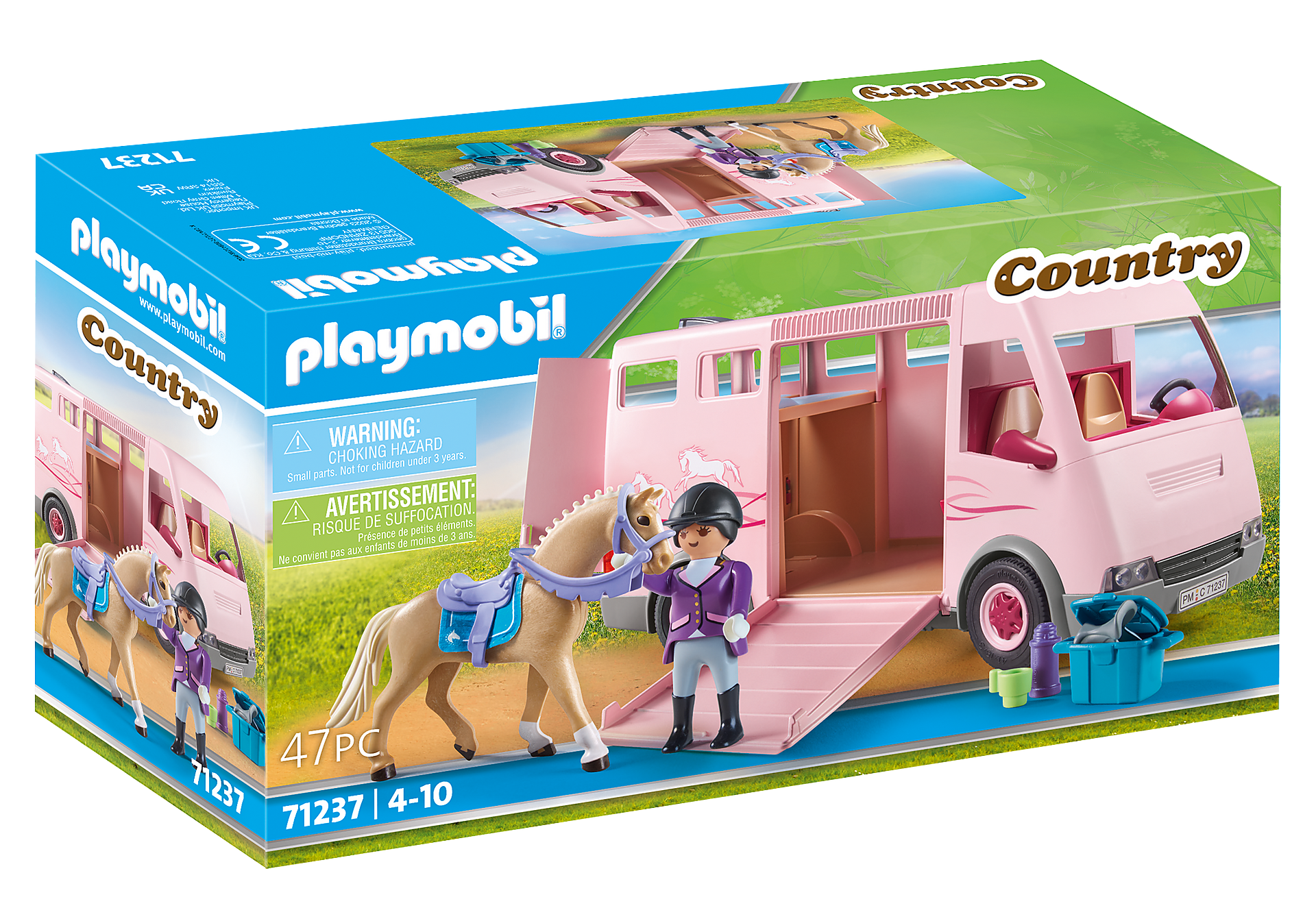 Playmobil Country: Transporte De Caballo 71237