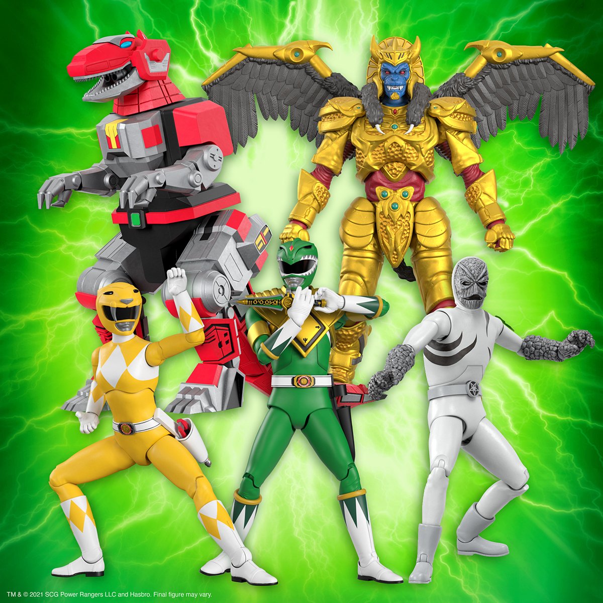 Super7 Ultimates: Power Rangers - Dinozord Tiranosaurio