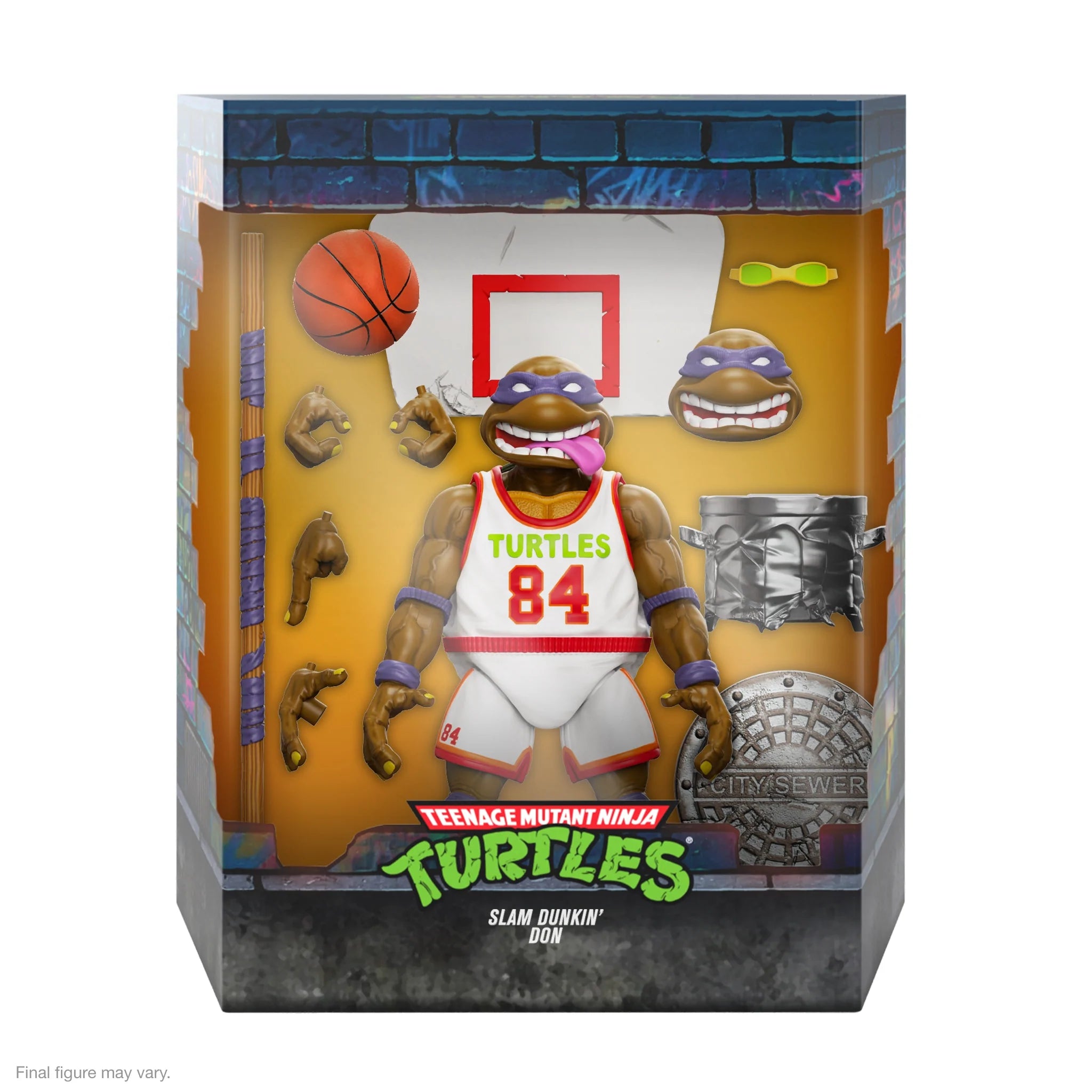 Super7 Ultimates: TMNT Tortugas Ninja - Slam Dunk Donatello