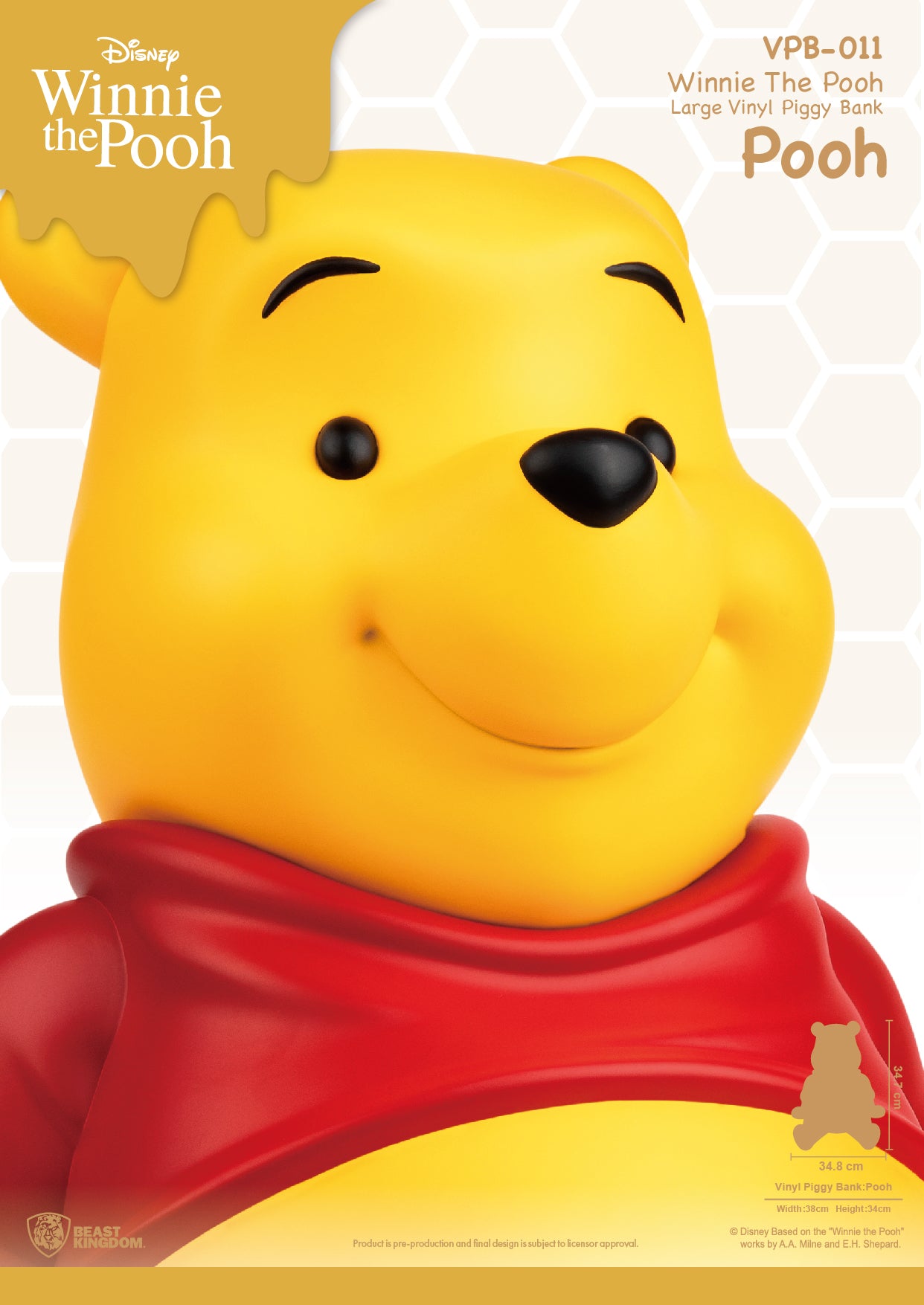 Beast Kingdom Large Vinyl Disney: Winnie The Pooh - Pooh Alcancia