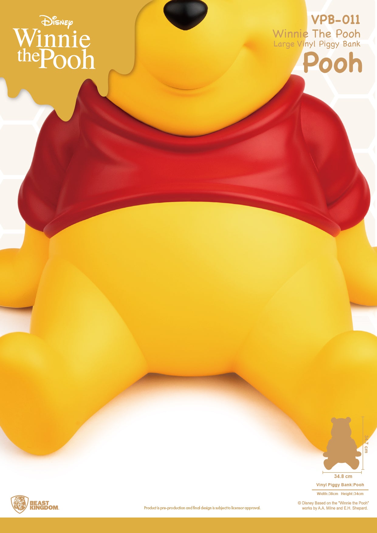 Beast Kingdom Large Vinyl Disney: Winnie The Pooh - Pooh Alcancia
