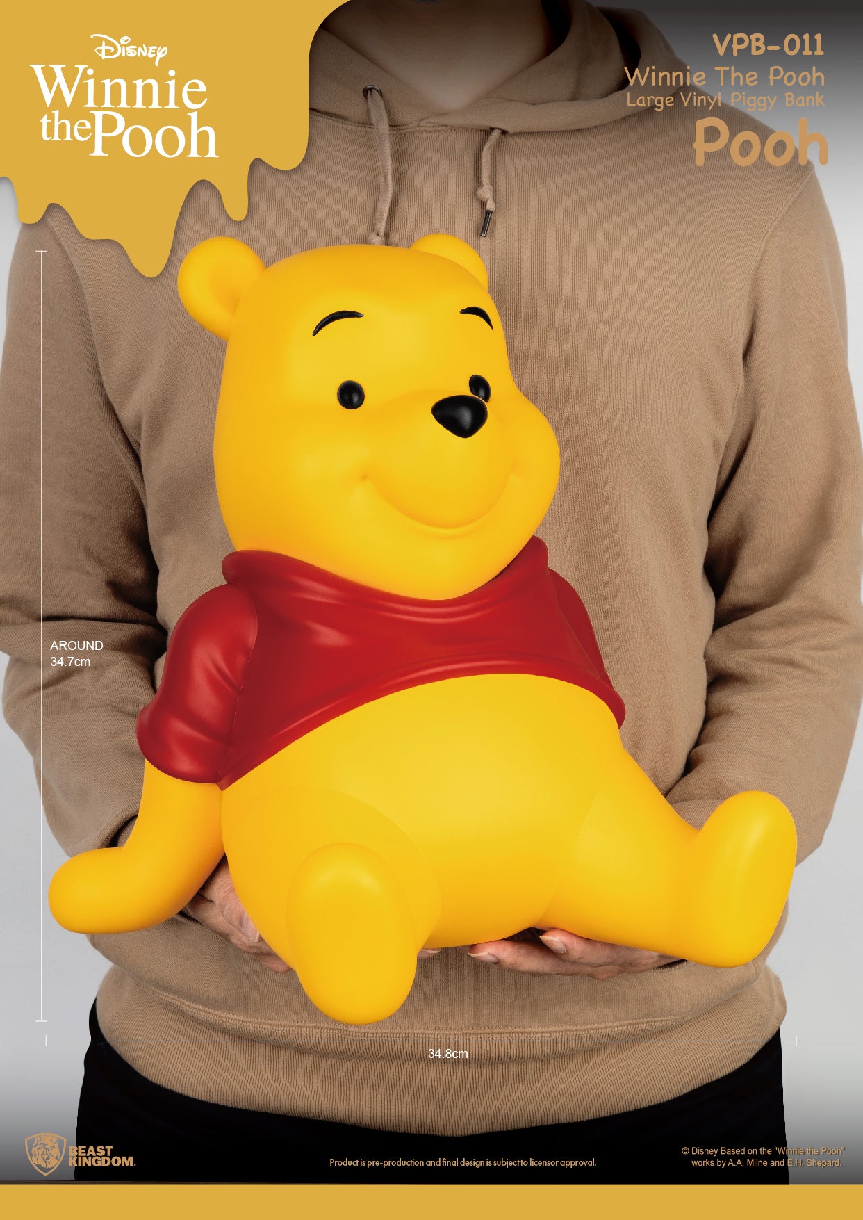 Beast Kingdom Large Vinyl Disney: Winnie The Pooh - Pooh Alcancia