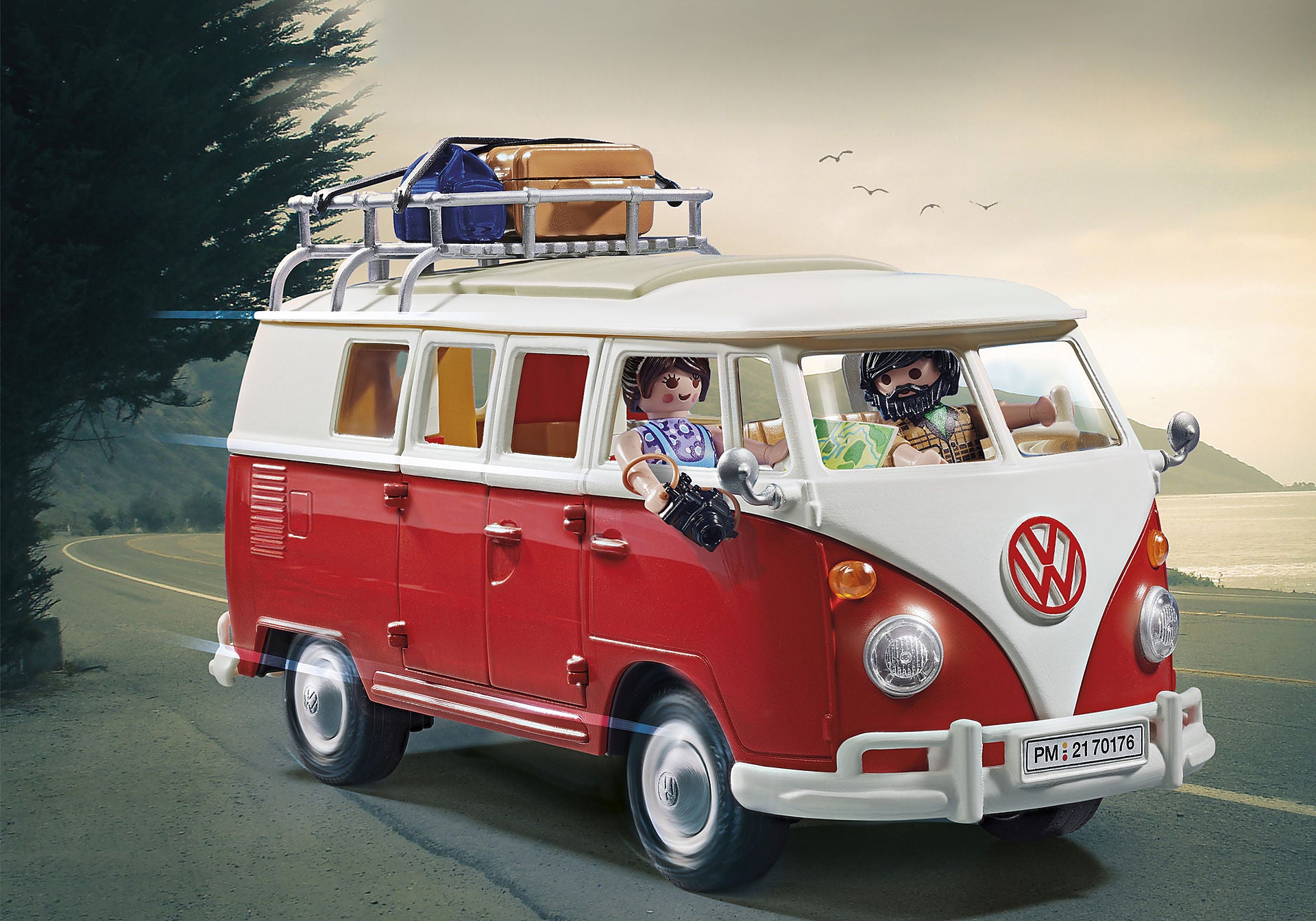 Playmobil Vehicles: Volkswagen Camping Bus 70176