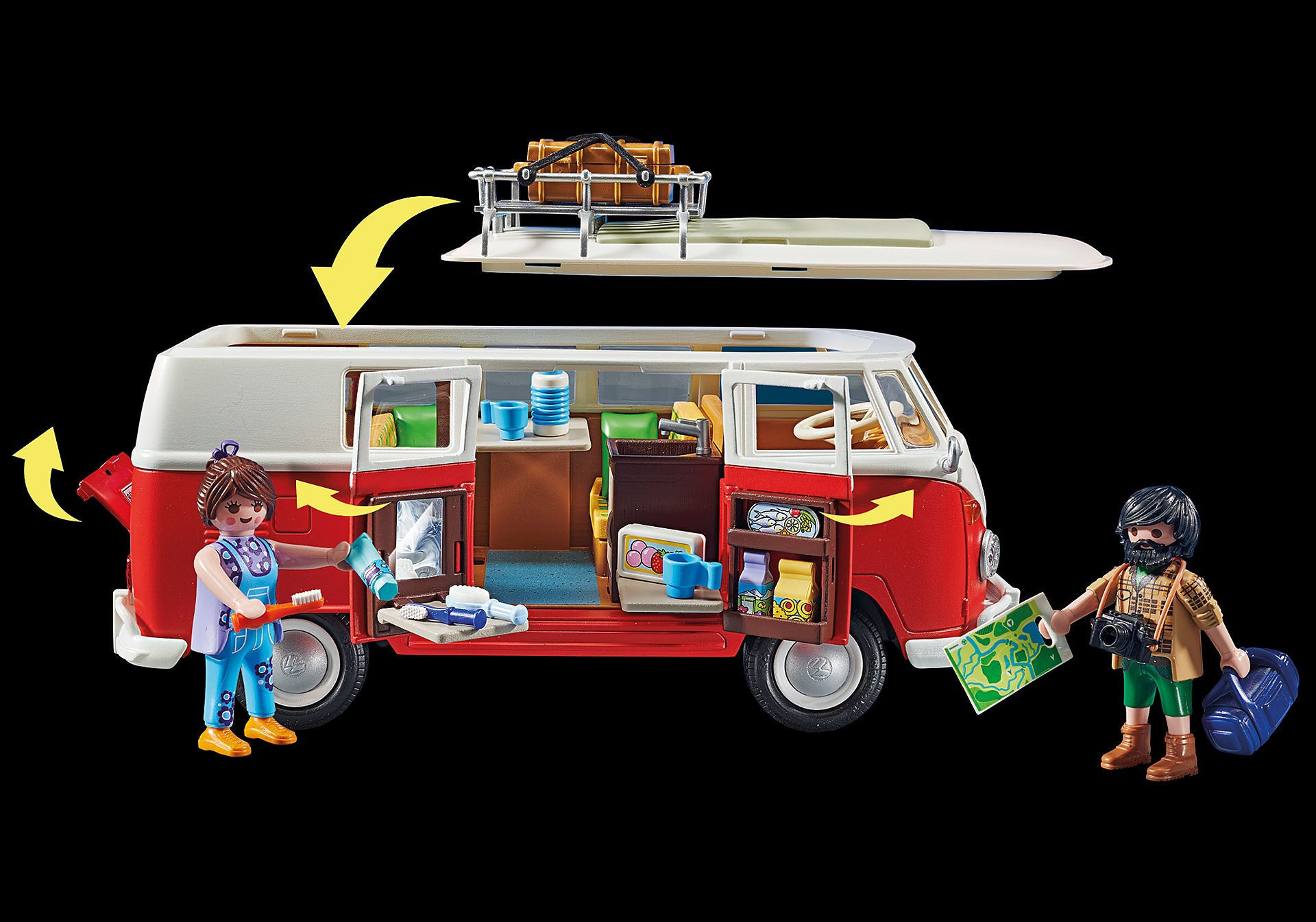 Playmobil Vehicles: Volkswagen Camping Bus 70176