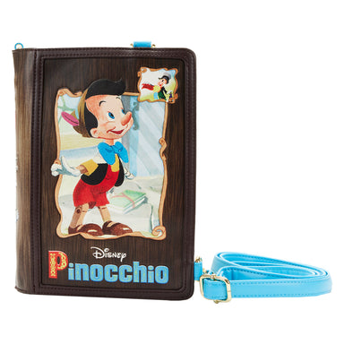 Loungefly X Disney: Libro Clasico De Pinocho Bolso Cruzado