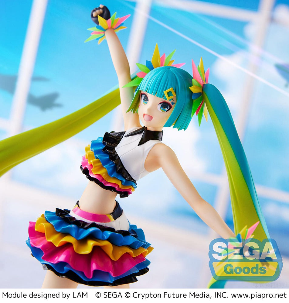 Sega Prize Figure Figurizm : Vocaloid Project Diva Mega 39S - Hatsune Miku Catch The Wave