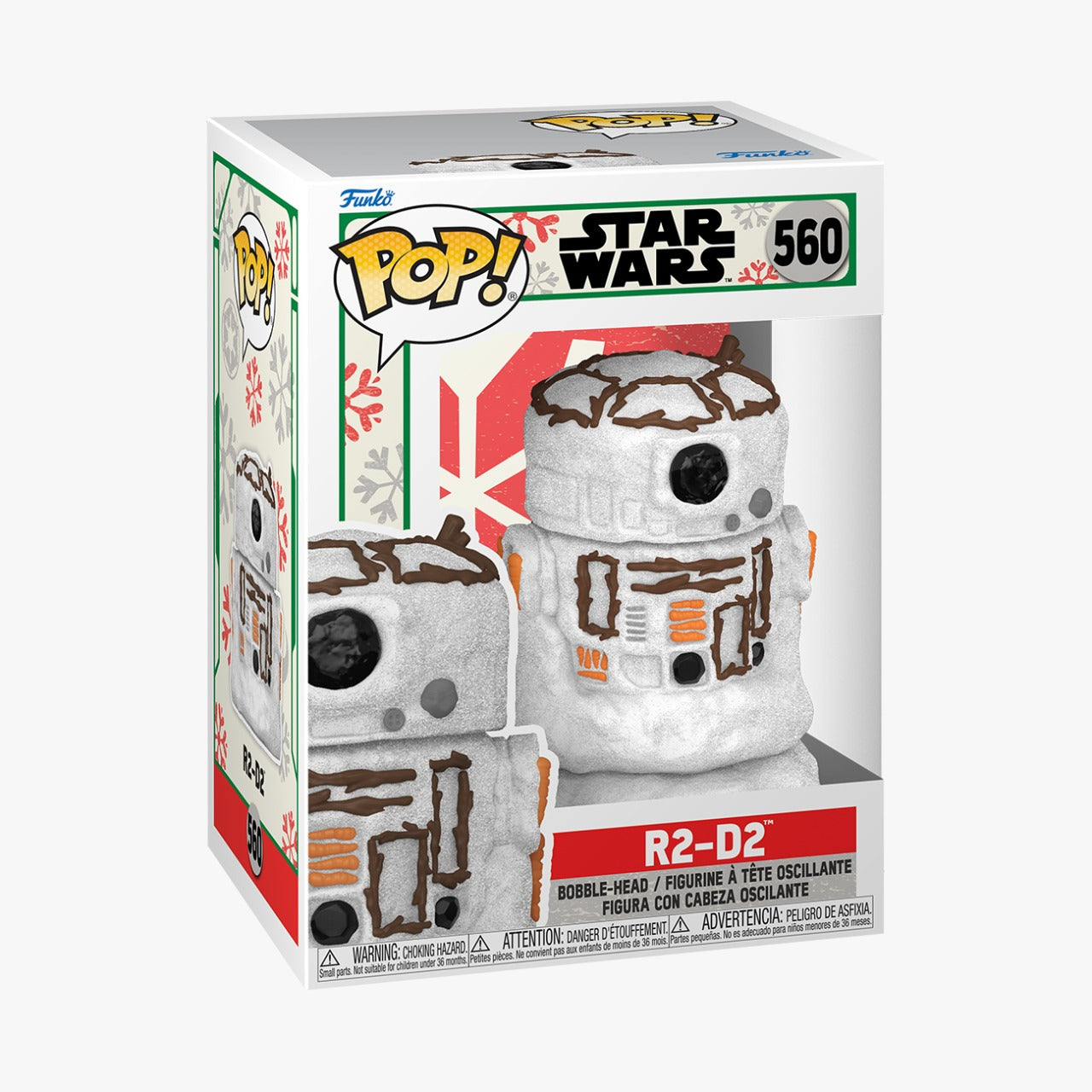 Funko Pop Star Wars: Navidad - R2 D2 Hombre de Nieve