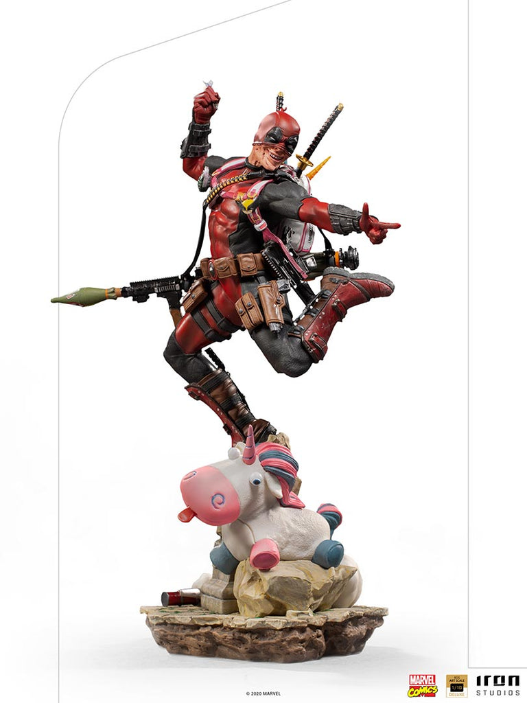 Marvel Deadpool Rocket Ride Premium Motion Statue – Limited Edition, 10-Inch Tall - View #2