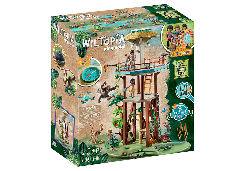 Playmobil Wiltopia Torre De Investigacion Con Brujula 71008 Distrito Max