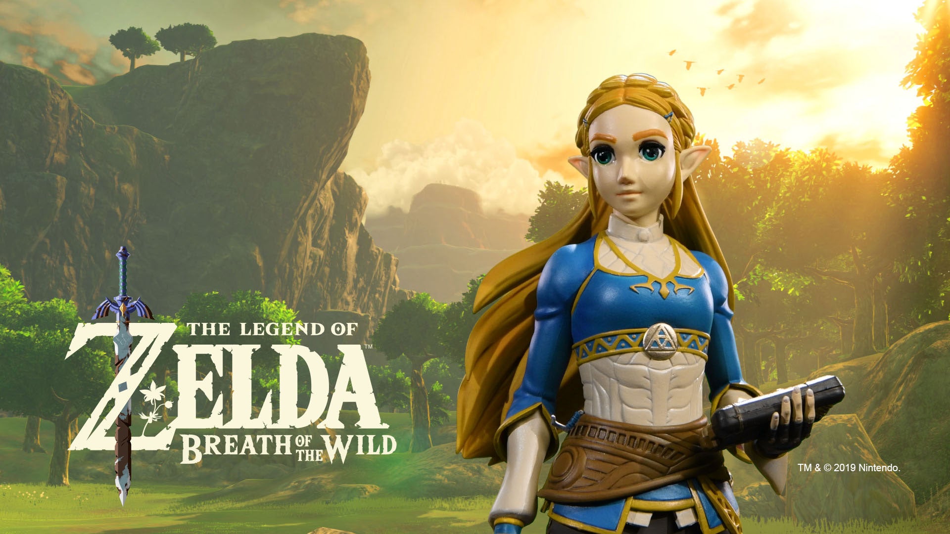 First 4 Figures The Legend of Zelda: TLOZ Breath of the Wild - Zelda 10 Pulgadas Estandar