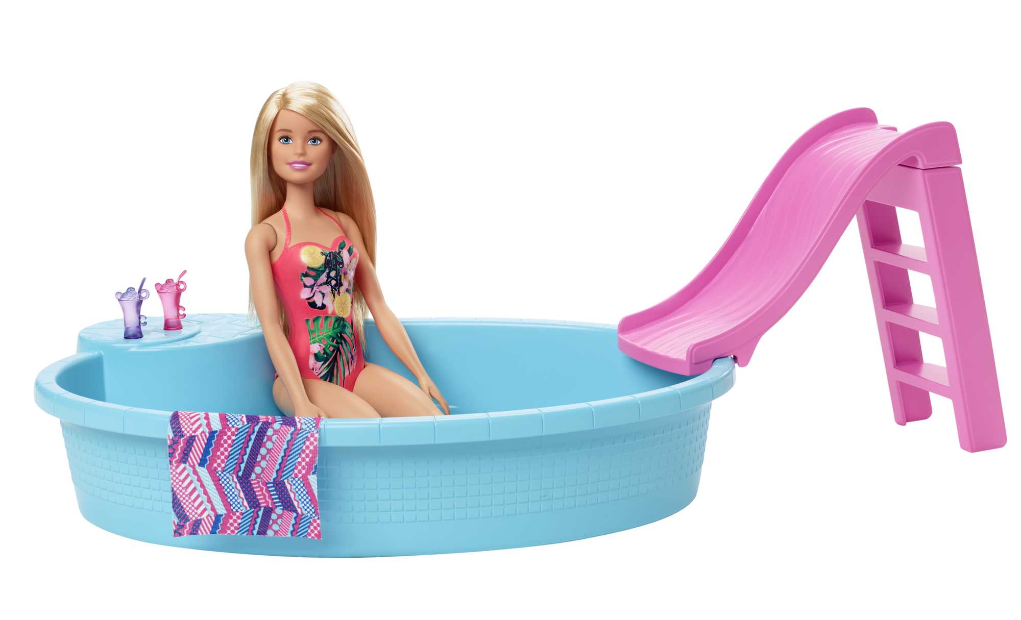 Barbie: Barbie Piscina Glam Con Mu√±eca