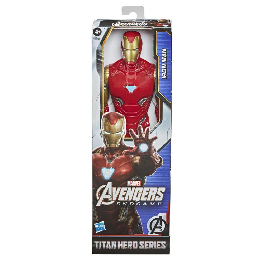 Marvel Titan Hero Series Capitán América de los Vengadores, juguete de 12  pulgadas, con lanzador, 2 accesorios y proyectil, edades 4 y más