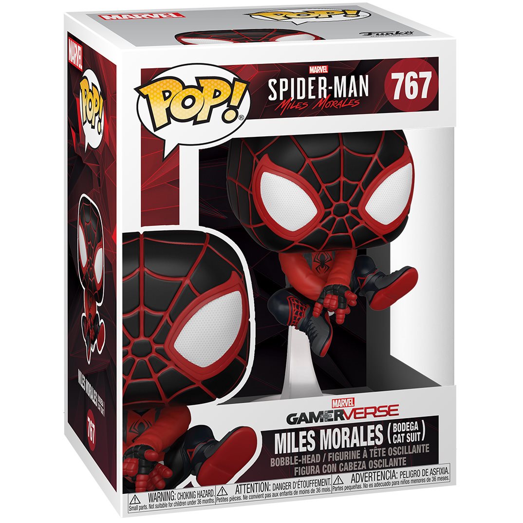 Funko Pop Games: Miles Morales Game - Miles Morales Traje Bodega Cat