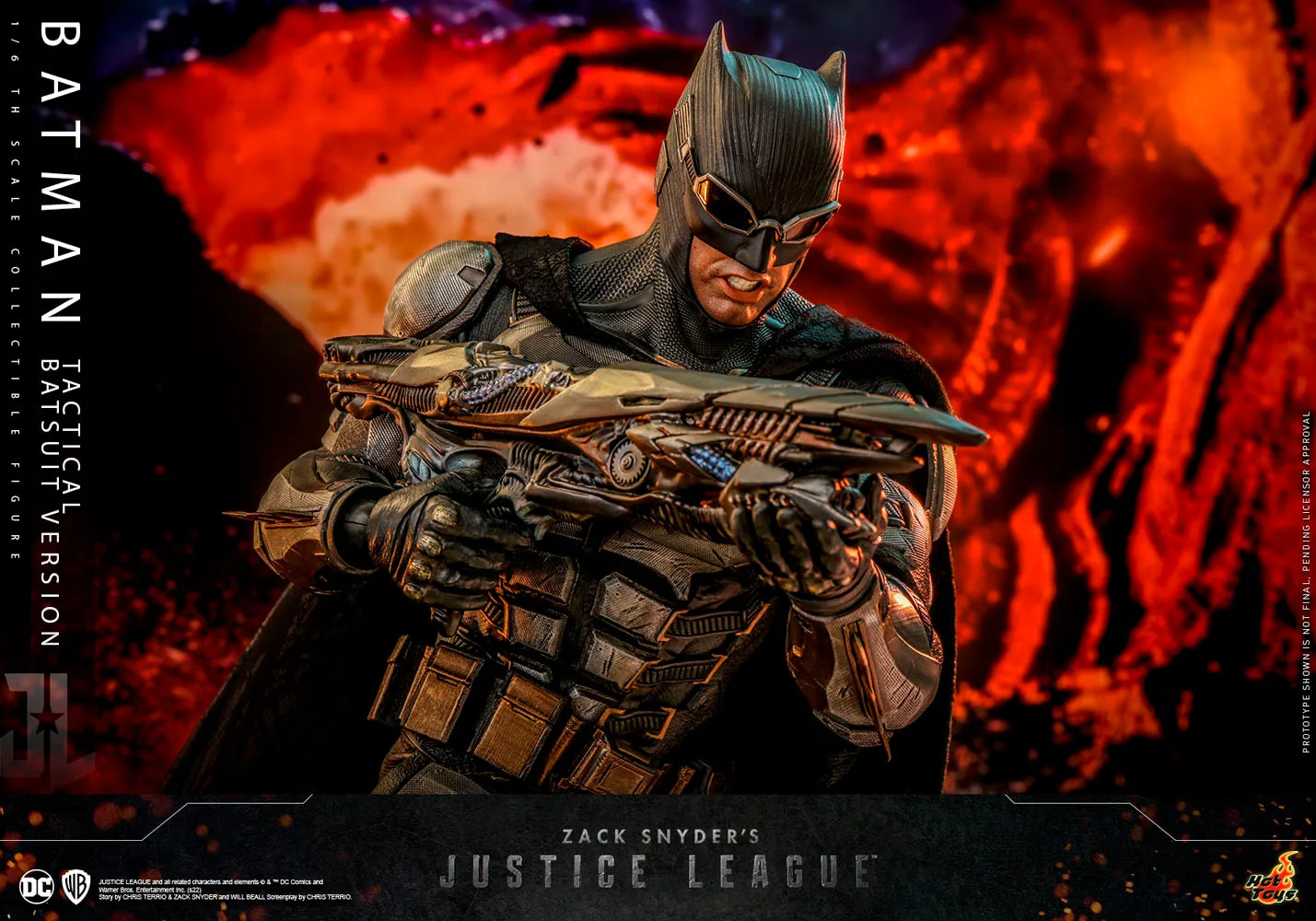 Hot Toys Television Masterpiece Series: DC Justice League Zack Snyders - Batman Escala 1/6