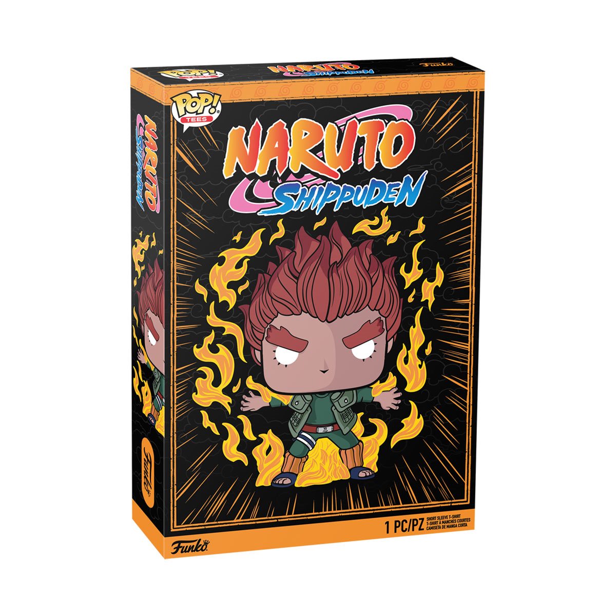 Funko Boxed Tee: Naruto - Guy 8 Puertas Playera 2XL