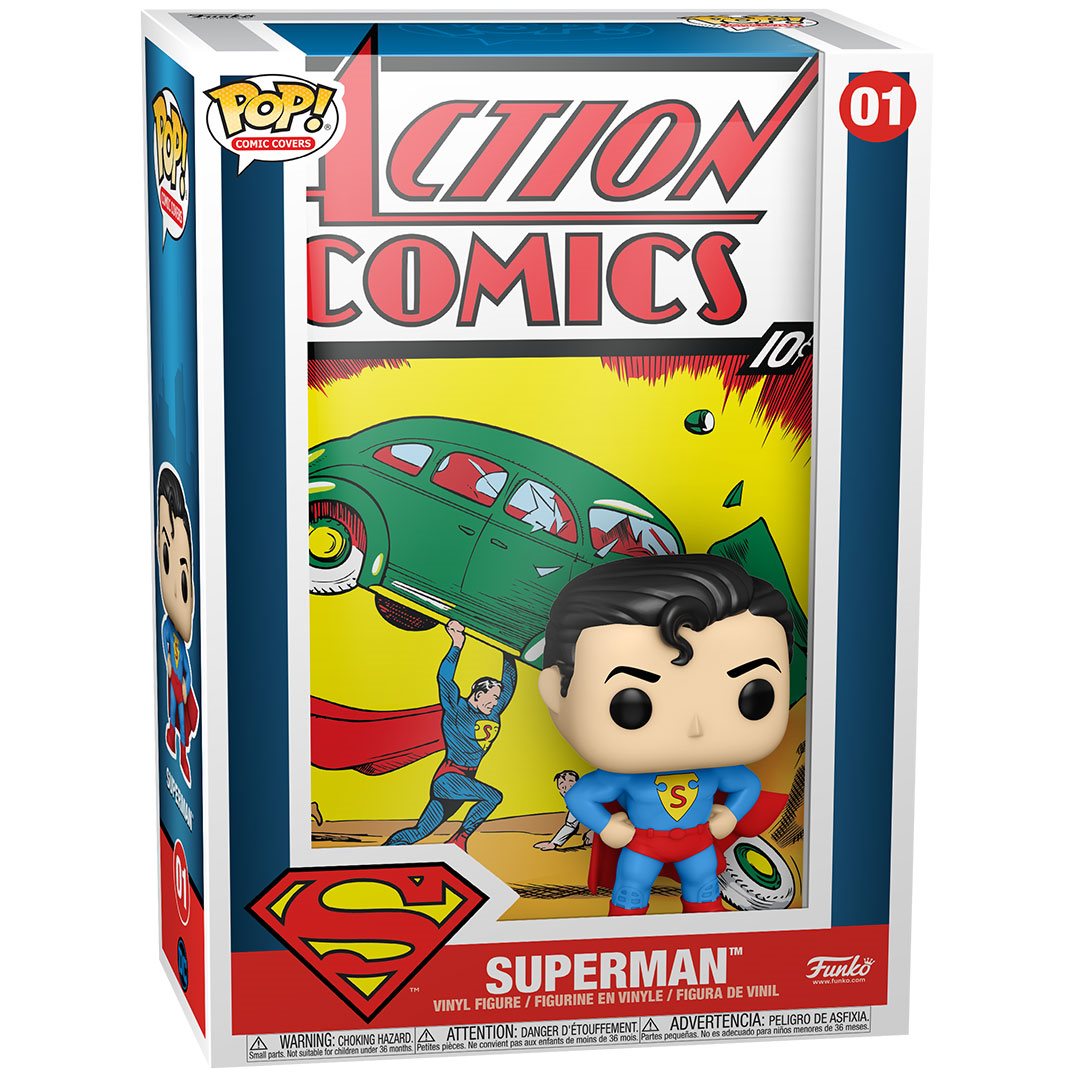Funko Pop Heroes: DC Comic Cover - Superman Action Comics