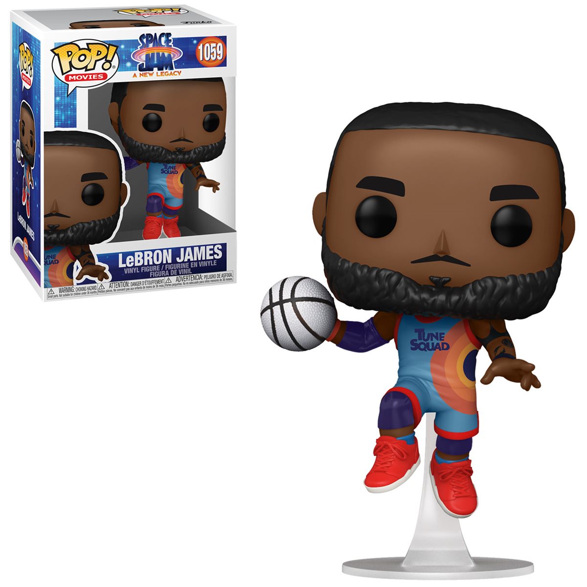 Funko Pop Movies: Space Jam - LeBron James Saltando