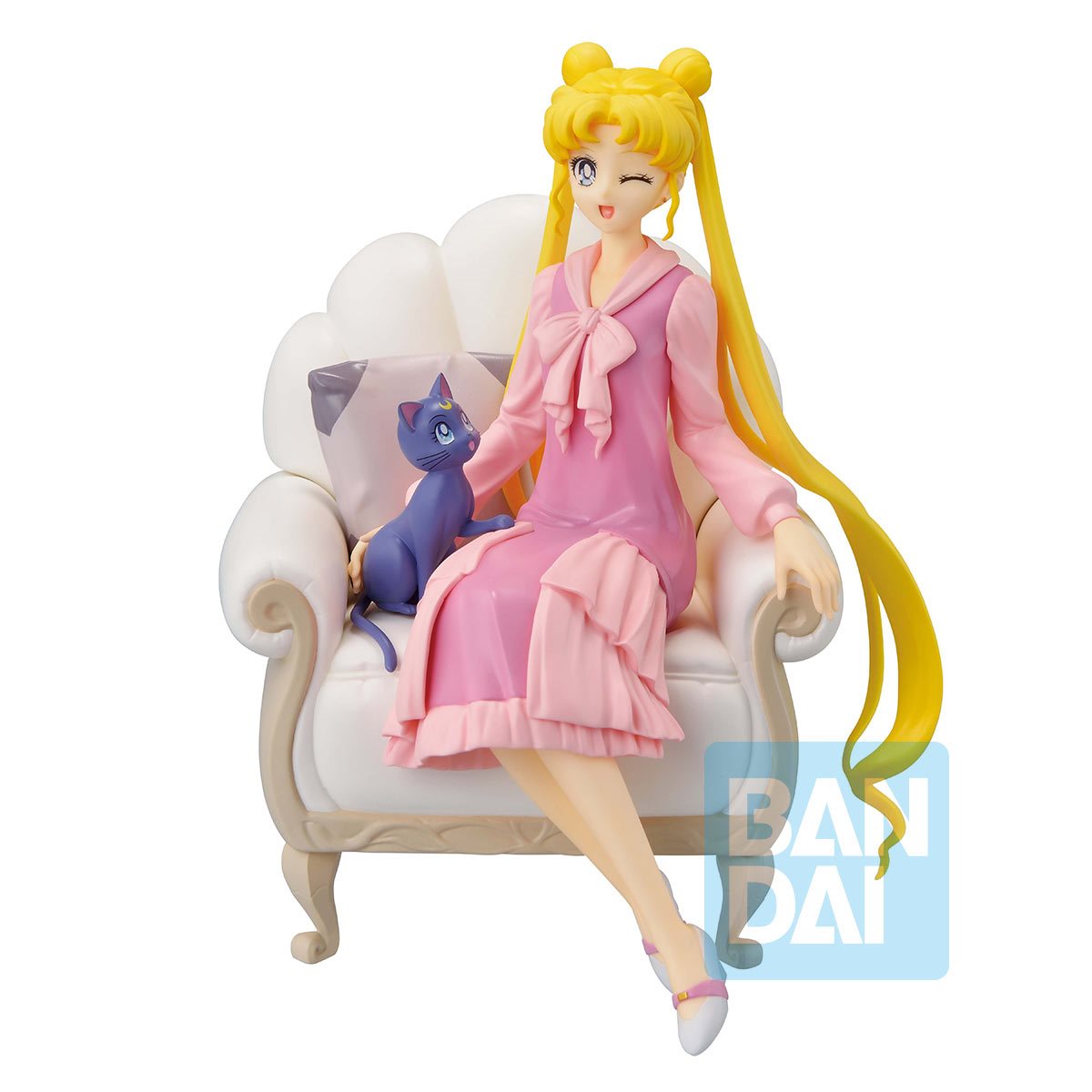 Bandai Tamashii Nations: Sailor Moon Movie - Usagi y Luna Estatua Ichiban