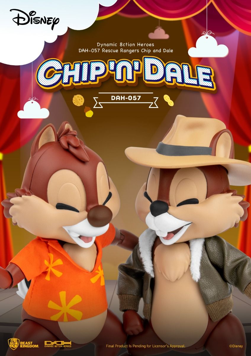 Beast Kingdom Diorama Action Heroes: Disney Chip y Dale - Rescate de Guardabosques