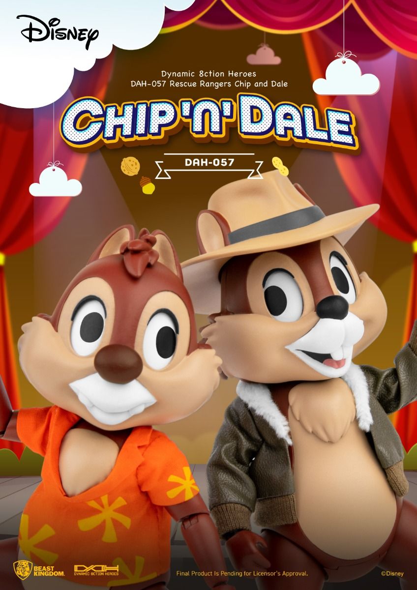 Beast Kingdom Diorama Action Heroes: Disney Chip y Dale - Rescate de Guardabosques