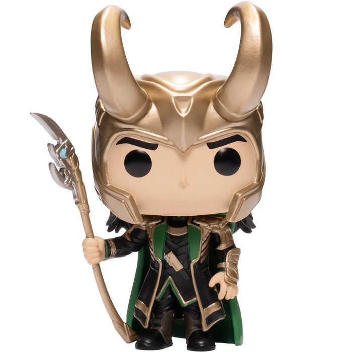 Funko Pop Marvel: Avengers - Loki con Cetro Glow Exclusivo