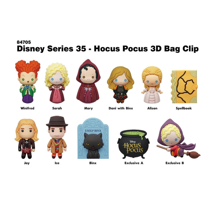 Monogram Llavero 3D para Mochila: Disney - Hocus Pocus Figura Sorpresa Series 35