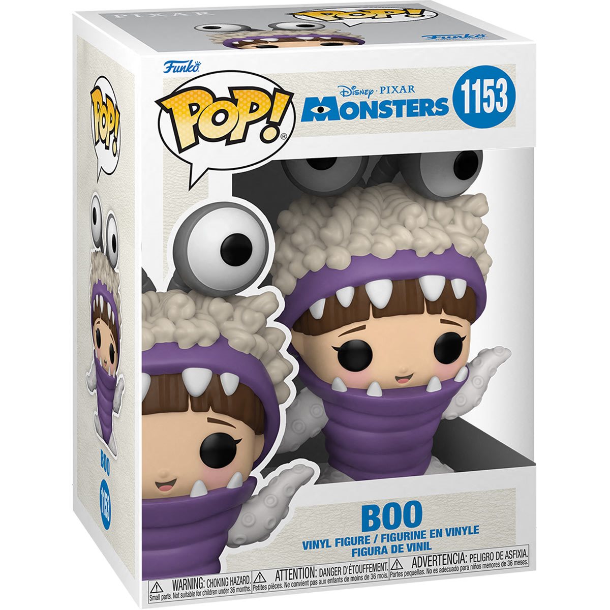 Funko Pop Disney: Monsters Inc 20 Aniversario - Boo con gorro