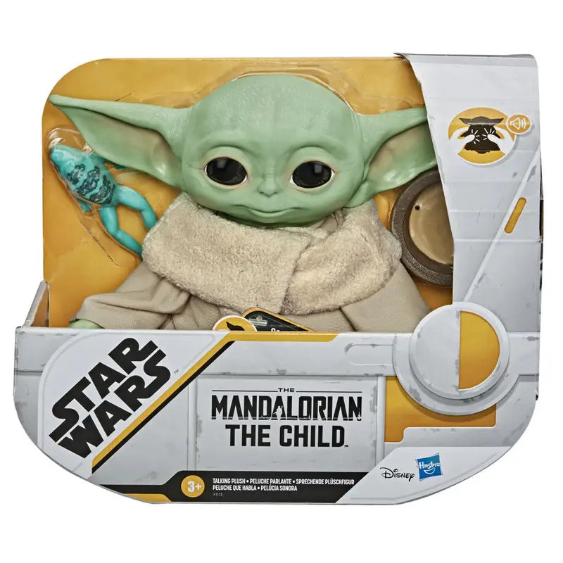 Star Wars Peluche de Baby Yoda de El Mandaloriano, Cuerpo Blando y