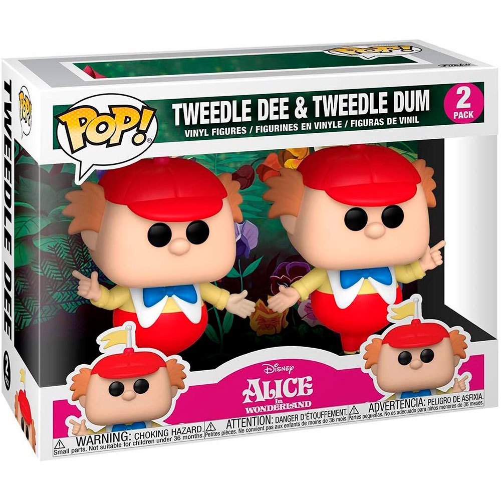 Funko Pop Disney: Alicia 70 Aniversario - 2 Pack Tweedle Dee y Dum