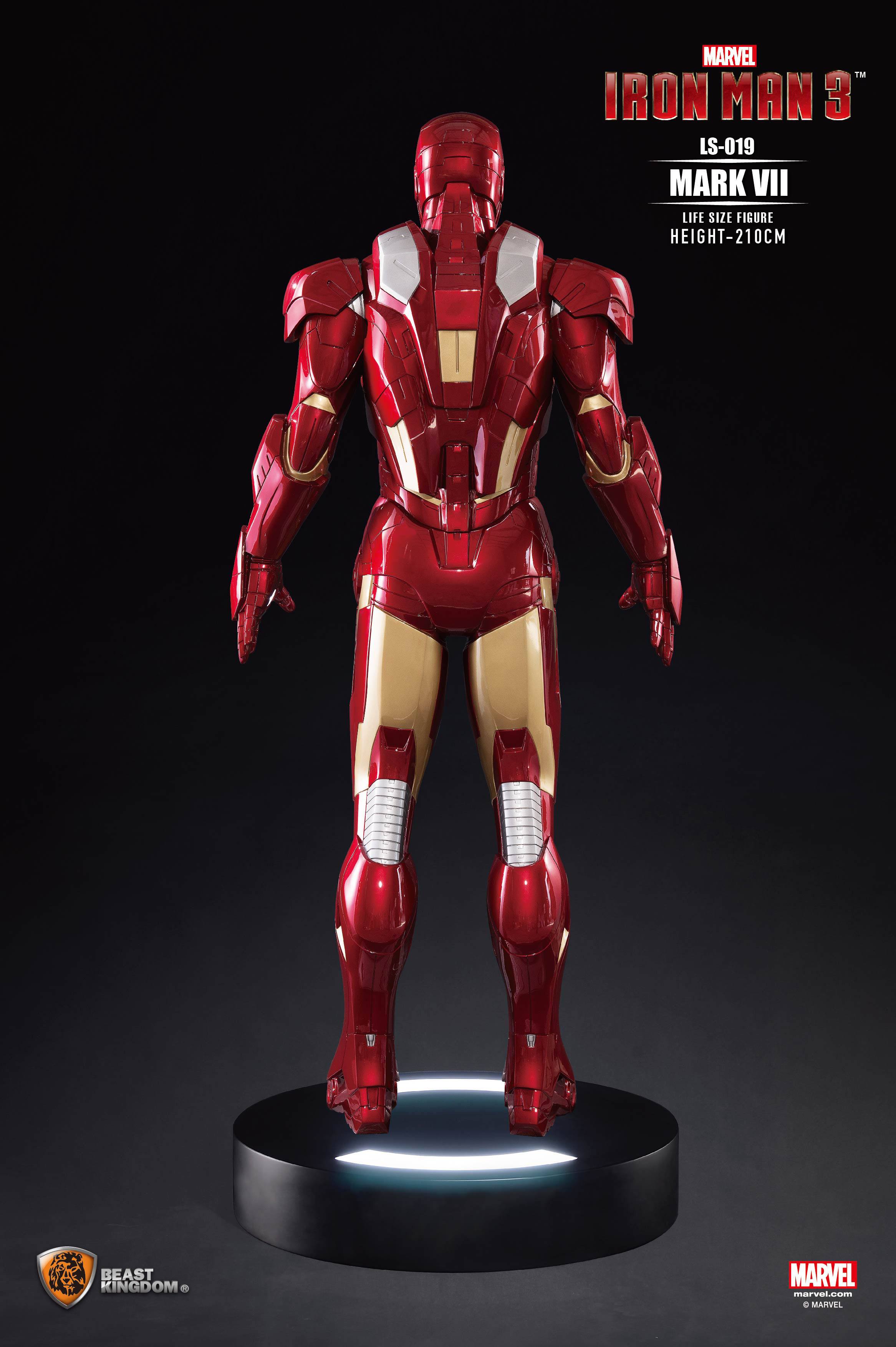 Beast Kingdom Life Size Marvel: Iron Man 3 - Mark VII Escala 1/1
