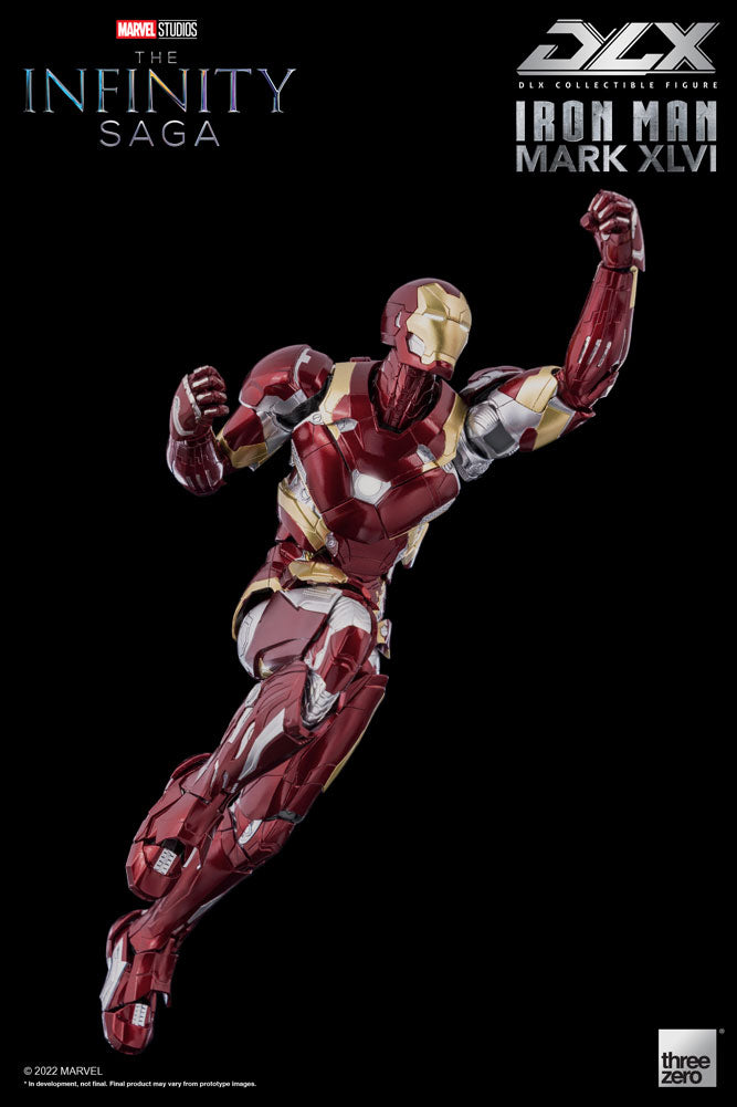 Threezero Collectible Figure: Marvel The Infinity Saga - Iron Man Mark 46 Deluxe