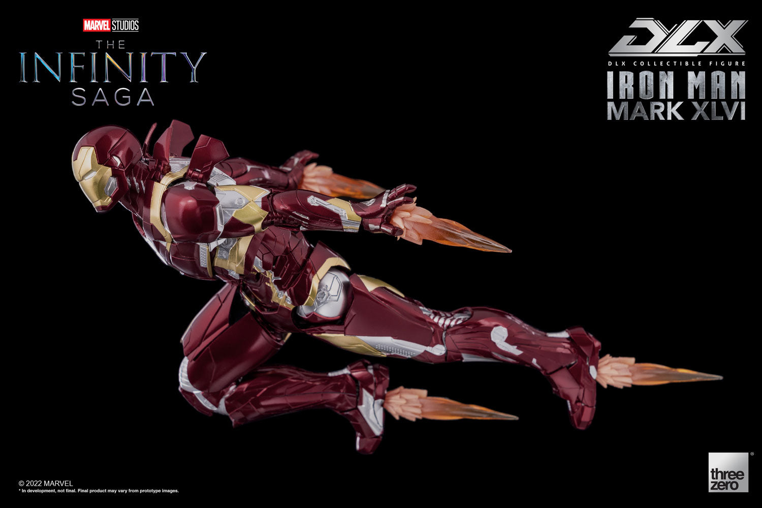 Threezero Collectible Figure: Marvel The Infinity Saga - Iron Man Mark 46 Deluxe