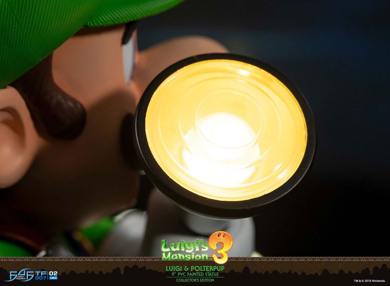 First 4 Figures Mario Bros: Luigis Mansion 3 - Luigi Cazafantasmas Edicion Coleccionista 9 Pulgadas