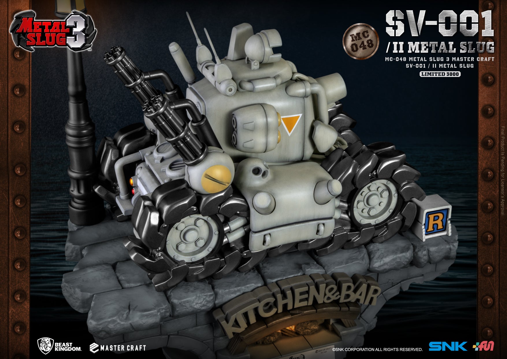 Beast Kingdom Master Craft: Metal Slug 3 - SV 001 II Metal Slug MC-048