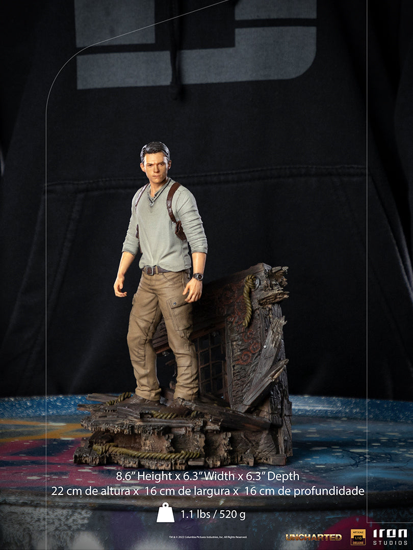 IRON Studios: Uncharted - Nathan Drake Deluxe Escala de Arte 1/10