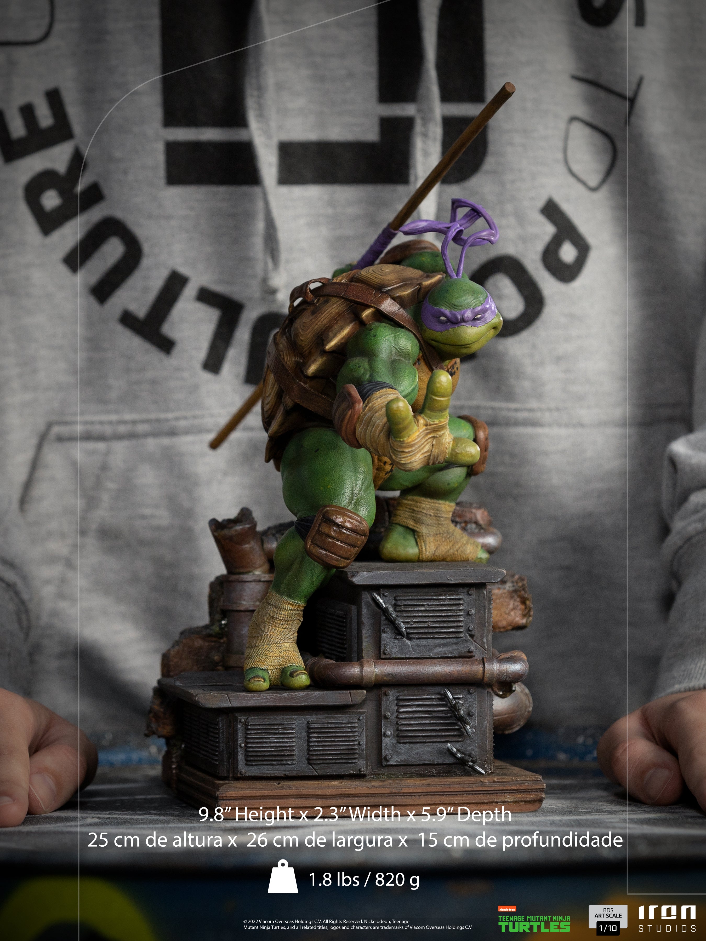 IRON Studios: Tortugas Ninja Adolescentes Mutantes - Donatello